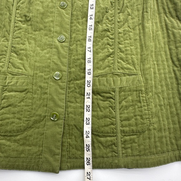 CJ Banks Reversible Floral and Green Vest Women Double-Sided size 1X (A22)‎ - Picture 11 of 11